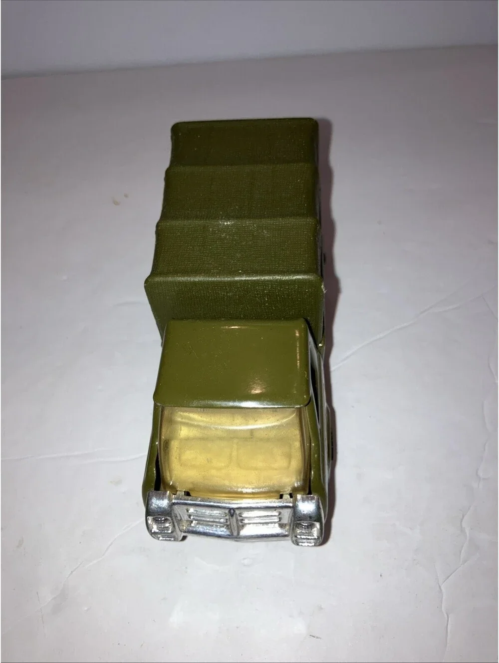 Vintage 1970's Buddy L Army T415 Transport Truck Pressed Steel CLEAN “RARE”
